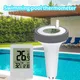 Thermomètre de piscine numérique thermomètre flottant extérieur pour piscine salle de bain Aquarium