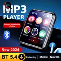 1pc lecteur de musique mp3 bluetooth 5.4 hifi mp4 walkman écran tactile complet haut-parleur intégré