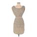 Haute Hippie Cocktail Dress - Sheath: Silver Marled Dresses - Women's Size Small