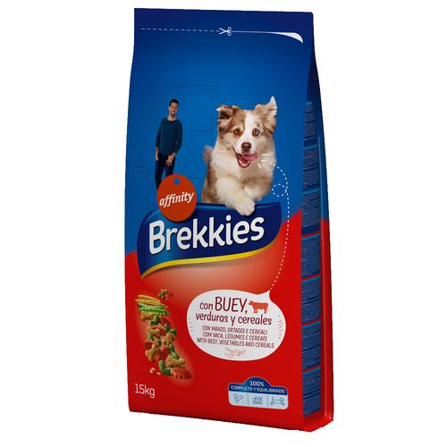 2x15kg Mix Beef Brekkies Hundefutter trocken zum Sonderpreis!