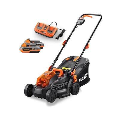 Neuwertig] Fuxtec Akku Rasenmäher 40V (2x20V) E1RM20 inkl. 2x20V Li-Ion Batterie 2Ah & Image