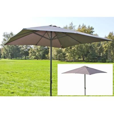 Sonnenschirm 250x250 cm grau anthrazit - Garden Pleasure