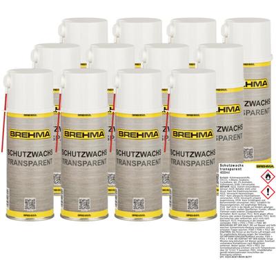 12x BREHMA Schutzwachs Spray transparent Unterbodenwachs Hohlraumwachs