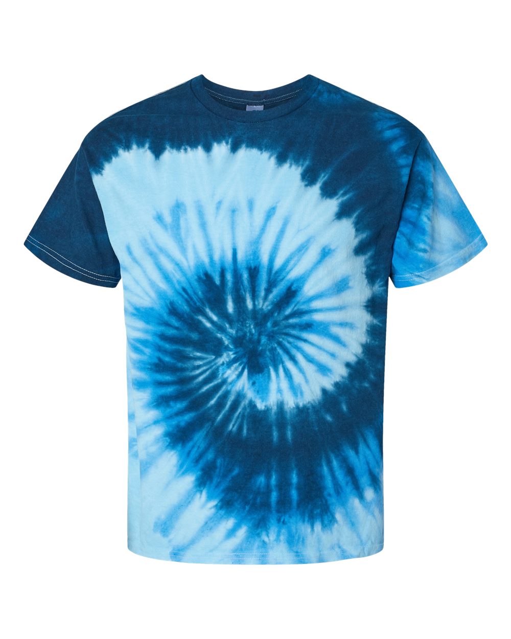 Tie-Dye CD100Y Youth Tie Dye Top in Blue Ocean size XS | Cotton