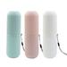 3pcs Mixed Color Portable Case Colorful Storage Box Box Mouthwash Cup for Trips Daily Travel Use ( )
