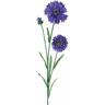 Giordanoshop - Set 6 Fiordaliso Artificiali con Fiori Altezza 65 cm Blu