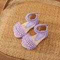 Girls' Flats Mary Jane Flower Girl Shoes Children's Day PU Princess Shoes Big Kids(7years ) Little Kids(4-7ys) Daily White Purple Pink Fall Summer