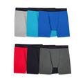 Fruit of the Loom Herren große Unterwäsche und Unterhemden ohne Etikett Retroshorts, Big Man – Boxershorts – 6 Stück, 4X-Large (6er Pack)