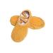 Woobling Women Dance Shoe Canvas Flats Slip On Ballet Shoes Stretch Slipper Ballets Yoga Camel 2Y