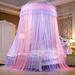 Lovegab Princess Dome Mosquito Net Mesh Bed Canopy Bedroom Decoration Luxury Princess Bed Canopy Mosquito Net for Girls or Baby Crib