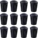 12 Pack Rubber Trekking Poles Tips Protectors Hiking Pole Replacement Flexible Walk