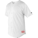 Rawlings Adult Short Sleeve Jersey | White | XLRG