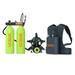 SMACO S700 Max Mini Scuba Diving Tank 1.9L Double Scuba Tank Reusable Small Pony Bottle with 30-45 Mins Portable Twin 1.9L Diving Air Tank Kit Diving Oxygen Cylinder