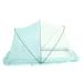 1PC Baby Crib Mosquito Netting Foldable Baby Bed Protective Cover Universal Yurt Mosquito Net Practical Baby Crib Anti-mosquito Cover Newborn Bed for Home Store Blue