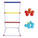 Ladder Toss Game Toy Set with 12pcs Golf Ball Toys Children Educational Toy Gift