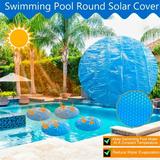 Round Pool Cover Protector 5Ft Foot Above Ground Blue Protection Swimming Pool 4Ft Swim Goggles Youth Swim Goggles