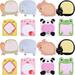 16 Pieces Animals Sticky Notes Self Sticky Notes Cute Cartoon Shaped Sticky Notes for Office Students Roommates Home Gifts Bookmarks and Index Tab Supplies