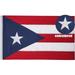 TOPFLAGS Puerto Rico Flag 4x6 Feet - Embroidery Embroidered Puerto Rico Flags with2 Brass Grommets Heavy Duty for Outdoor Vivid Color Fade-resistant Sewn Stripes