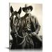 COMIO John Wayne Posters The Duke Arizona Desert Landscape Painting Horse Canvas Wall Art Cowboy Western Art Decor