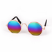 Pet Sunglasses Dog Cool Stylish Cat Eye Protection Funny Cute Round Sunglasses (Colorful Reflective)