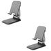 Set of 2 Folding Mobile Phone Stand Cell Tablet Holder Laptop Adjustable Holders