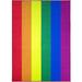 Pride Rainbow Flag Area Rug (5 x7 )