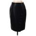 Ann Taylor Faux Leather Skirt: Black Bottoms - Women's Size 0