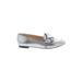 Talbots Flats: Silver Solid Shoes - Women's Size 5 1/2 - Almond Toe