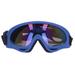Dog Sunglasses UV Protection Windproof Eye Protective Colorful Lens Large Dog Goggles Glasses 3004 Dark Blue Frame