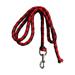 figatia Horse Lead Rope Braided Horse Rope Swivel Buckle Durable Horse Leading Rope Horse Leads with Snap Hook Equestrian Equipment Red 3Meters