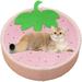 Fruit Cat Scratcher Cat Fruit Scratcher Fruit Shaped Cat Scratcher Orange Round Cat Bed Wear-Resistant Sisal Cat Supplies to Meet The Cat s Nature of Grinding and Scratching (Strawberry)