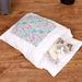 Cat Chair Pet Cave Bed Dog Warm Mat Cat Sleeping Bag Pet Warm Bed Nest Office Chair Cushion Chair Tent Cat Sleeping Bed Dog Warm Bed Pet Bag Pet Bed Cushion Plush Kitten Winter