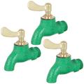 Faucet Wall Mount Mop Pool Tap Kitchen Faucets Waterfall Sink Single Hole 3 Pcs