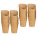 50 Pcs Ice Cream Cup Paper Cups Waffles Kraft Paper Food Containers Fruit Container Kraft Paper Snack Cups Snack Holder