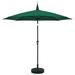 Bestco 9 ft Wide Patio Umbrella with Crank Handle Adjustable Angle and 8 6 Steel Pole Green