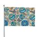 Kll Vintage Floral Butterflies Flag 4x6 Ft Parade Party Flag Outdoor Flag Decorative Flag Banner Flags Garden Flag Home House Flags