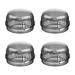 Eease Stove Knob Safety Covers Black Kitchen Gas Toddler Proof Guard 4pcs