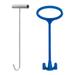 Colaxi Pool Skimmer Basket Handle Pool Basket Handle Easy to Install Clean Men Women Useful Debris Removal Tool Pool Supplies