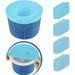 20 pieces Skimmer Socks Pool Skimmer Socks Filter Sock Reusable Skimmer and Super Elastic for Skimmer Basket Pump Spa Blue