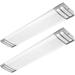 DIQIN 4ft 1 Flush Mount Linear Lights 40W 4500lm Kitchen Light Fixtures 4000K 4 Foot 1 Kitchen Ceiling Light fixtures for Living Room Laundry Replace for Version 2 Pack