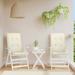 Irfora parcel Chair Cushions Pcs Cream 47.2 x19.7 x1.2 Patio Cushions 2 Cushion Patio Hawaiian Seat Cushion 2 Pcs Cushions Hawaiian Seat Thicken Patio Bench Furniture 47.2 X 1.2 Inches (l W X T)