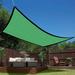 PFFRIZ 1PC Sun Shade Sail Rectangle Shade Net Green Shade Cloth Breathable Rectangle Shade Canopy Outdoor Sunshade for Patio Backyard Garden Activities(D-9.84x13.12FT)
