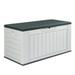 BAYUELSWU 158 Gallon Outdoor Storage Box Deck Box Lockable Large Resin Deck Box Waterproof for Garden Tools Supplies Toys