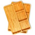 - Bamboo Portion Control Plate 2 Pack 4-Section Portion Control Plate for Weight Loss Portion Plates for Weight Loss Adults Portion Control Plates Plates with Dividers Divided Plate