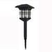 Pedty 1X Column Headlamp 1X Lamp Holder 1X Lamp Post Led Light Waterproof Led Solar Power Pir Motion Sensor Wall Light Outdoor Yard Lamp