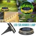 Dinmmgg Solar Ground Lights 17Led Waterproof Solar Powered Garden Light Outdoor Land 4Pc Net Christmas Lights C9 Christmas Lights Clear Outdoor