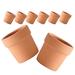 8 Pcs Mini Terracotta Basin Planter Outdoor Pottery Succulents Flower Pots Planters Plants Flowerpot Accents for Home