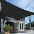 PFFRIZ 1PC Black Sun Shade Sail Sun Shade Sails Canopy for Patio Outdoor Sunshade Swimming Pool Sun Awning - 95% Protection Shade Canopy for Terrace Garden Outdoor Facilities(B-2Ã—4M)