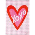 Evergreen Flag XoXo Burlap Valentine s Day Garden Flag 12x18 Double Sided | Love Hearts Valentines Garden Flags For Outside | Small Garden Flag For Garden Porch Yard