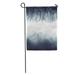 LADDKE Forest City Haze 3D of Urban Cityscape and Tree Covered Hills Coming Together Through Mist Garden Flag Decorative Flag House Banner 28x40 inch